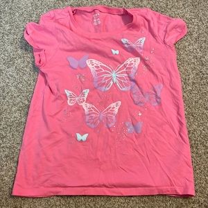 Girls shirt sleeve graphic tee